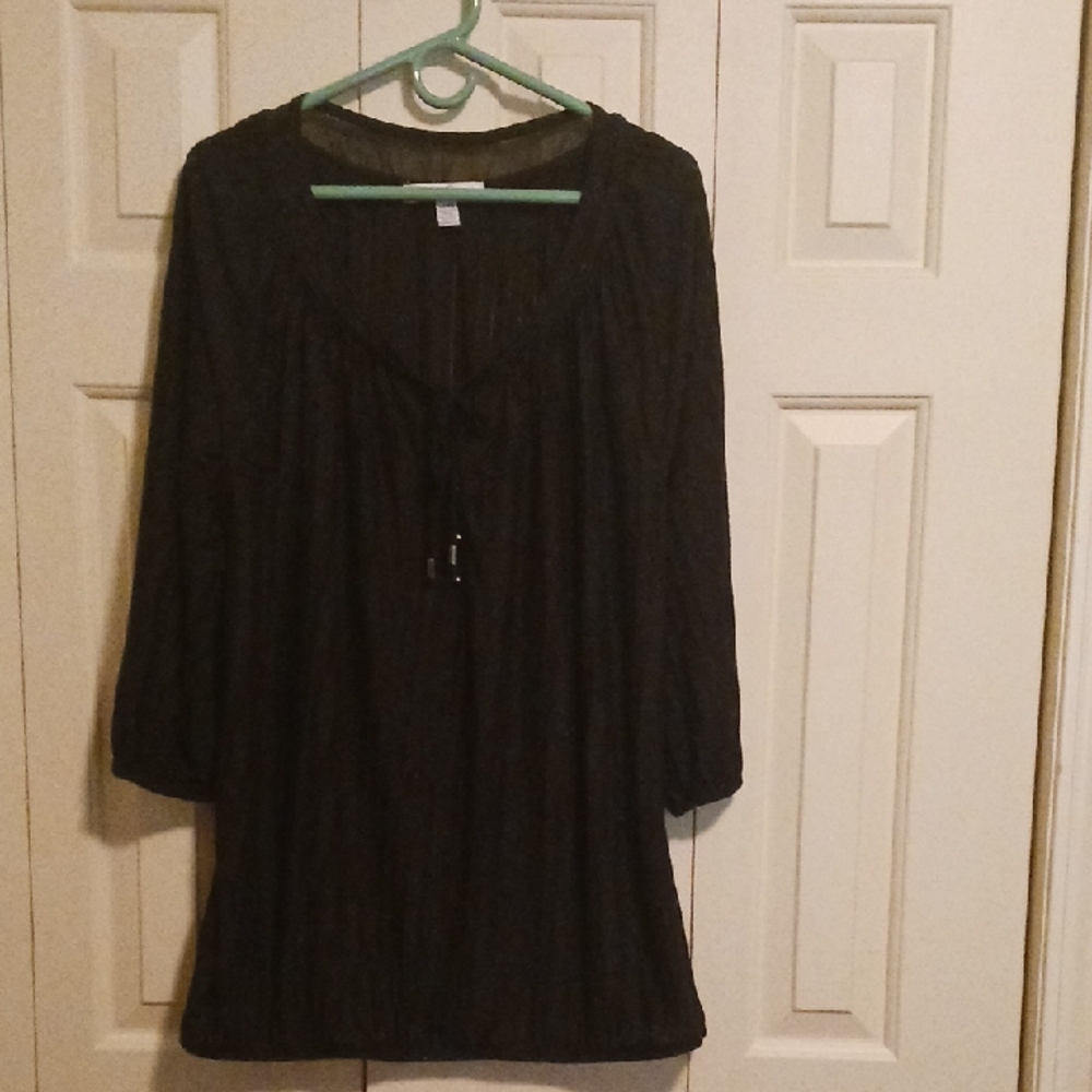 French Laundry Black Blouse